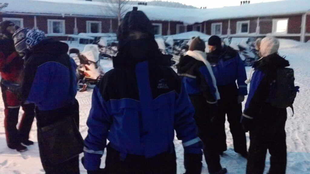 thermopak sneeuwscooter fins lapland